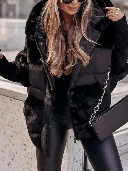 Vicky | Damen-Bomberjacke mit Kapuze