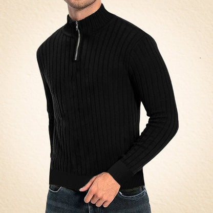 Zaccheo – Lässiger Rollkragenpullover Mit Reißverschluss