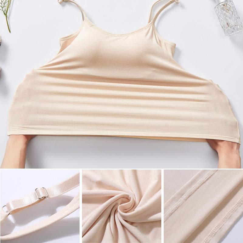 Gepolstertes Tanktop | Trägertop mit integriertem BH