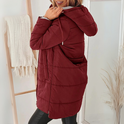 Daniela | Lässige Steppjacke mit Kapuze