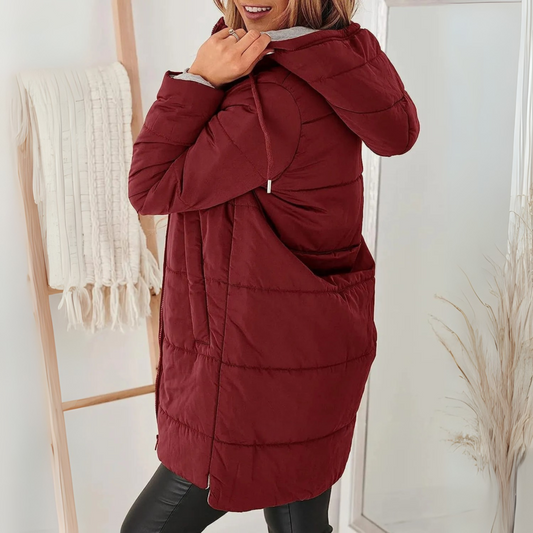 Daniela | Lässige Steppjacke mit Kapuze