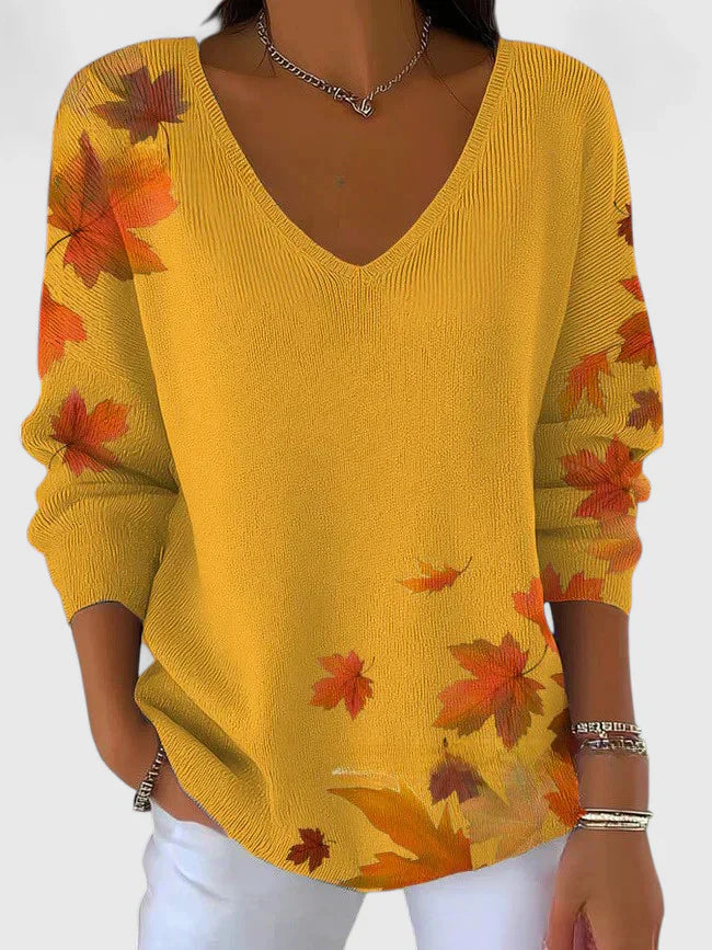 Sera | Eleganter V-Ausschnitt-Pullover