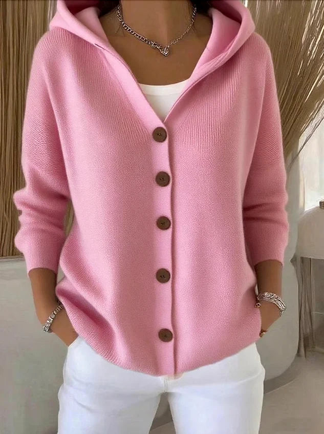Philomène – Kapuzen-Cardigan aus weicher Baumwolle