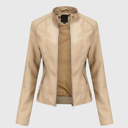 Giorgina™ – Stilvolle Lederjacke für Damen