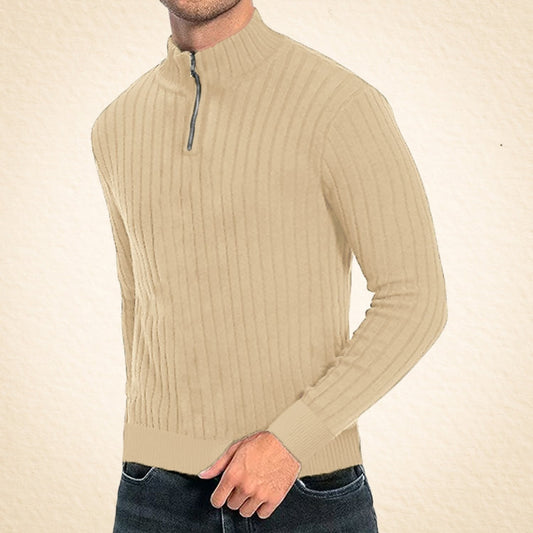 Zaccheo – Lässiger Rollkragenpullover Mit Reißverschluss