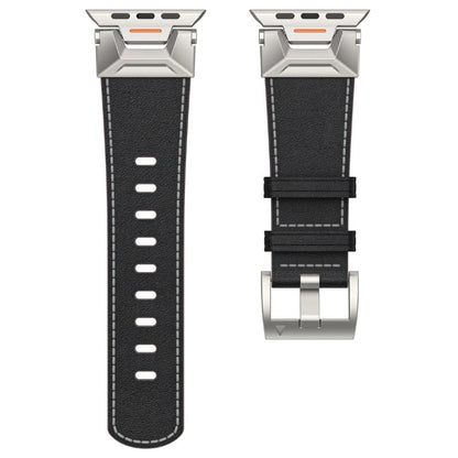 Titanium Echtleder Apple Watch Armband