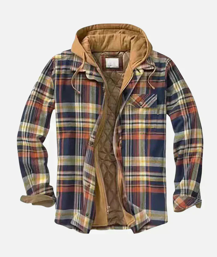 THOMAS - Urbaner Karomuster-Patchwork-Jacke