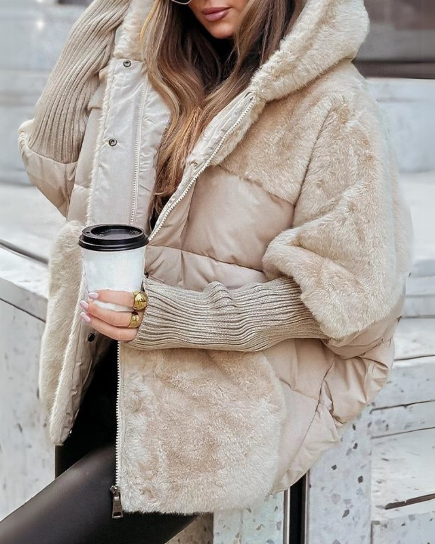 RAINA - Kapuzen-Thermojacke