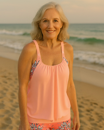 Inge - Blumenprint Klassische Tankini