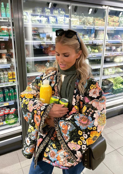 Lala | Jacke im Vintage-Bloom-Stil