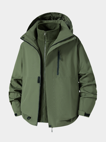 Spirewood – Unisex 3-in-1 Abnehmbare Funktionsjacke