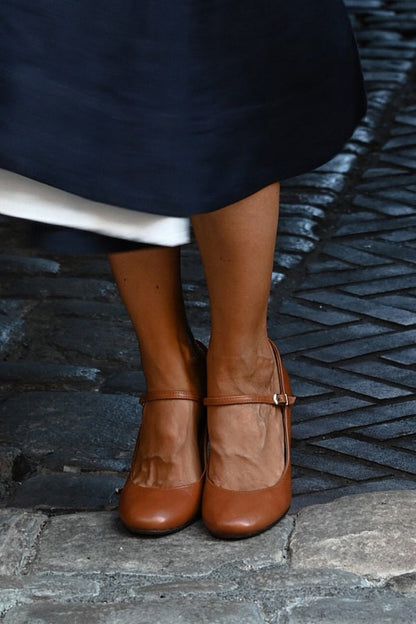 Caella™ | Alltägliche Riemchensandalen mit niedrigem Absatz