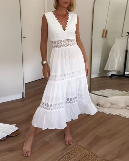Jolene - Schickes & Fließendes Boho-Roben Kleid
