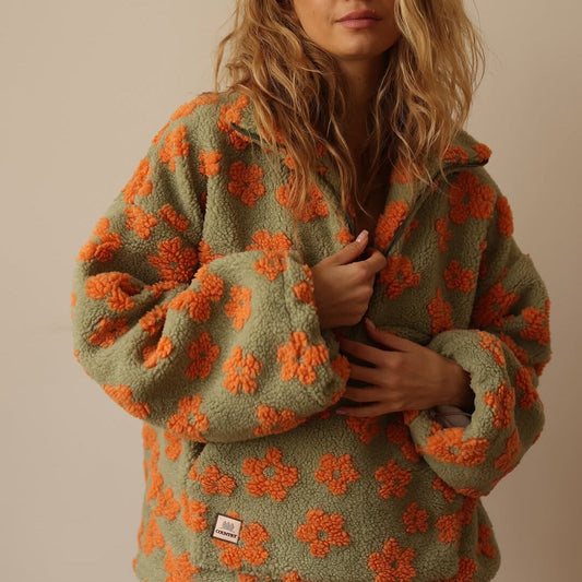 Célaine™ - Floraler Pullover mit elegantem Design