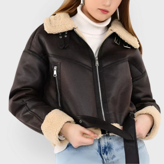 Samantha | Chic Leather Jacket