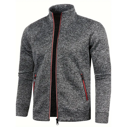 Kasper | Klassische Strickjacke mit Reißverschluss