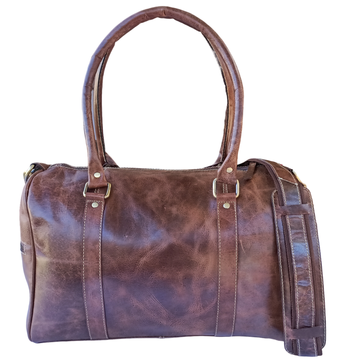 Crazy Horse Leder Mini Duffel Tasche