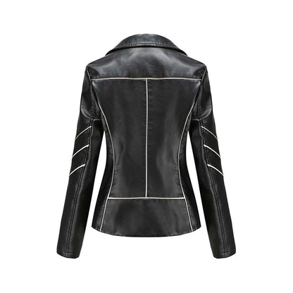 HANNIE - Stilvolle Leder Sommerjacke