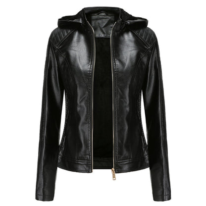 MIRJETE - Stilvolle Leder Sommerjacke