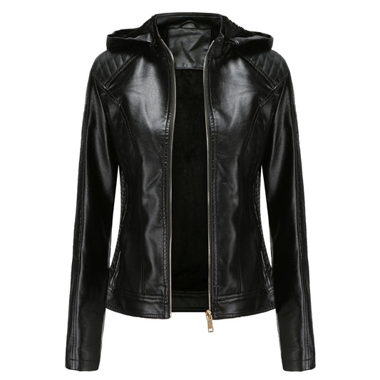 MIRJETE - Stilvolle Leder Sommerjacke