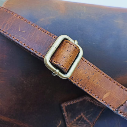 Hunter Braun Leder Damen Tasche