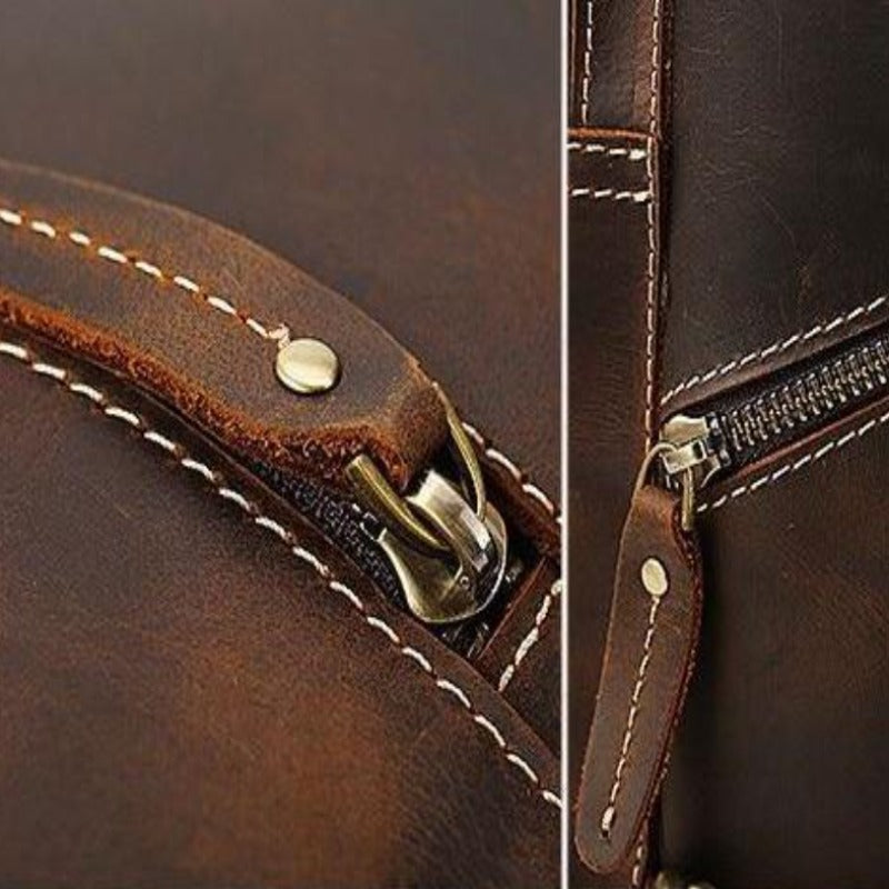 Vintage Leder Rucksack