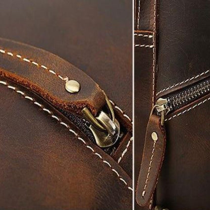 Vintage Leder Rucksack