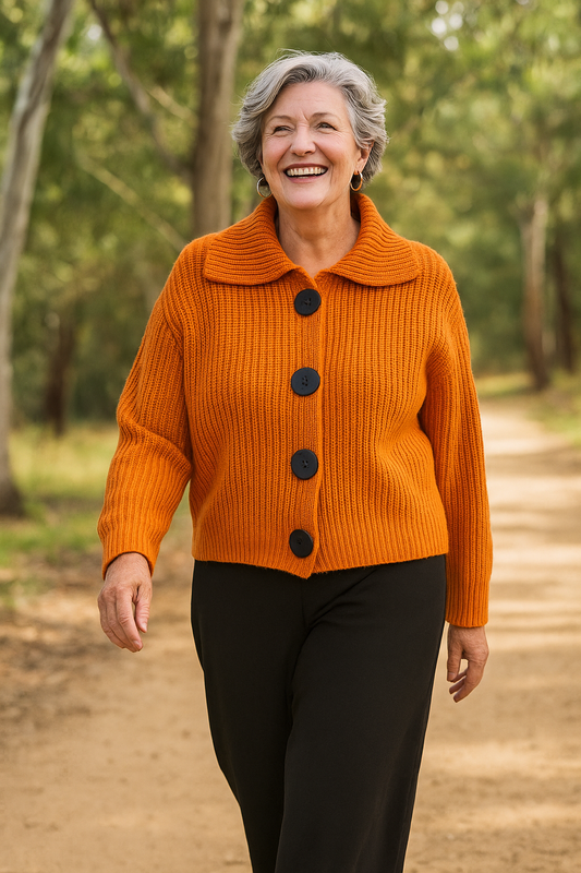 Emmeline | Heritage Strick-Cardigan – Weichheit, Wärme, Selbstvertrauen