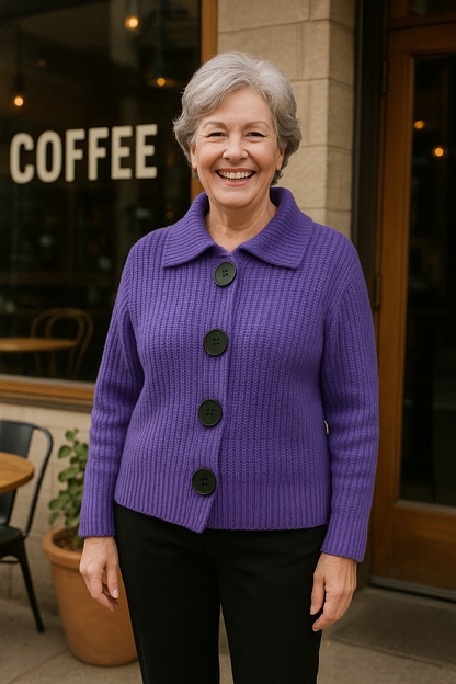 Emmeline | Heritage Strick-Cardigan – Weichheit, Wärme, Selbstvertrauen