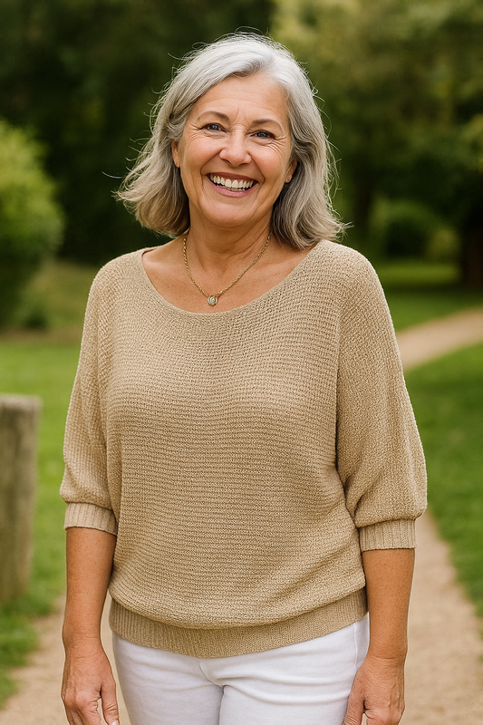 Anetta | Weiches Stricktop – Schmeichelnde Silhouette