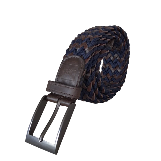 ZUHA Marke geflochtener Leder- und Seilgürtel für Männer