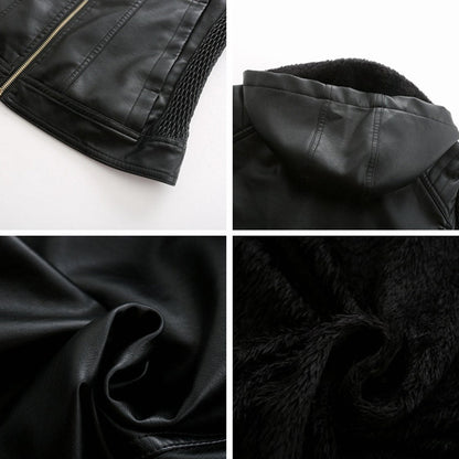 MIRJETE - Stilvolle Leder Sommerjacke
