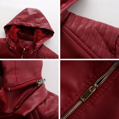 MIRJETE - Stilvolle Leder Sommerjacke