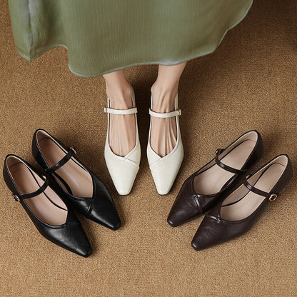 Solenza™| Eliza Flache Sandalen