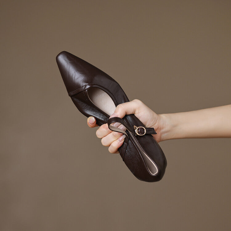 Solenza™| Eliza Flache Sandalen