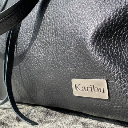 Große schwarze Florenz Brieftasche