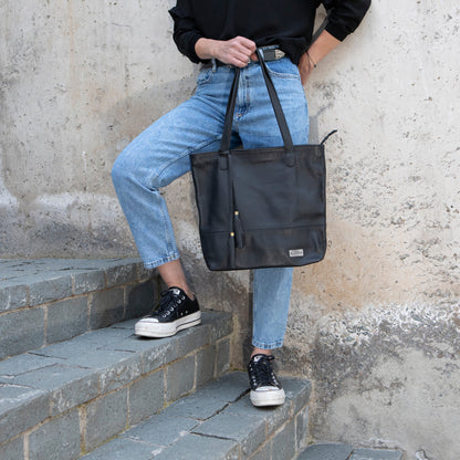 Schwarze Victoria Geldbörse