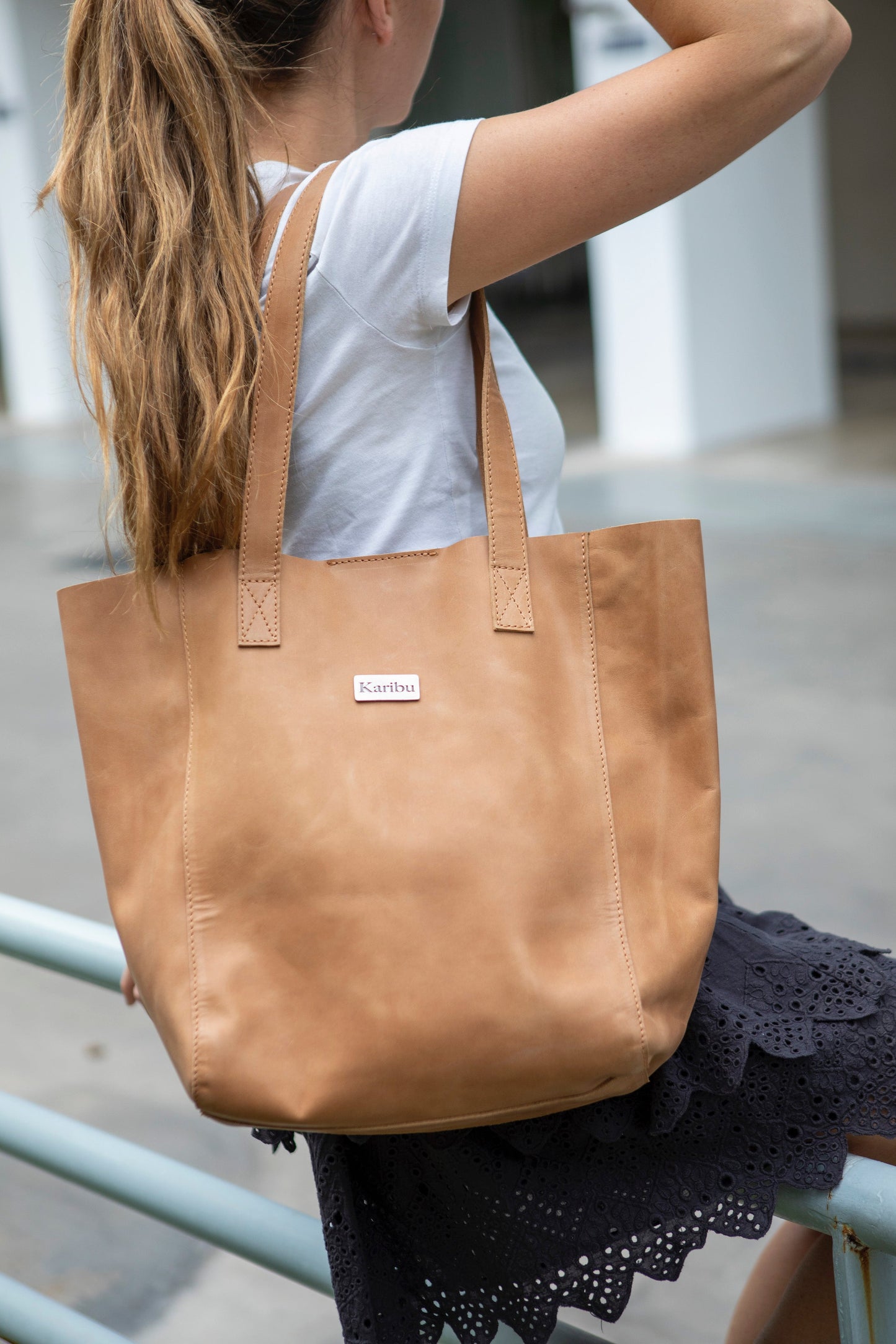 Amalia Hellbraune Geldbörse