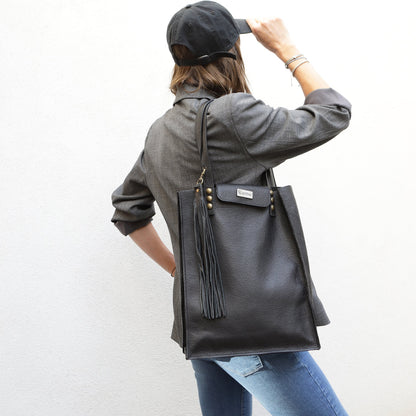 Juanita Schwarze Pore Geldbörse