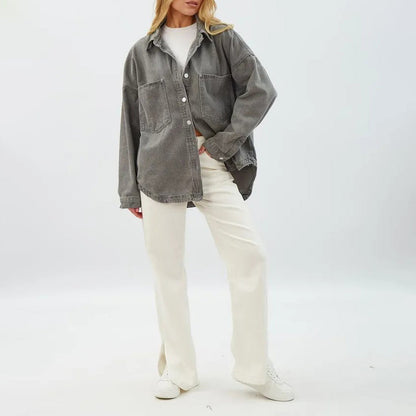 Elise Leroy Klassische Denimjacke