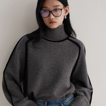 THARAH | Weicher Rollkragenpullover aus Kaschmir
