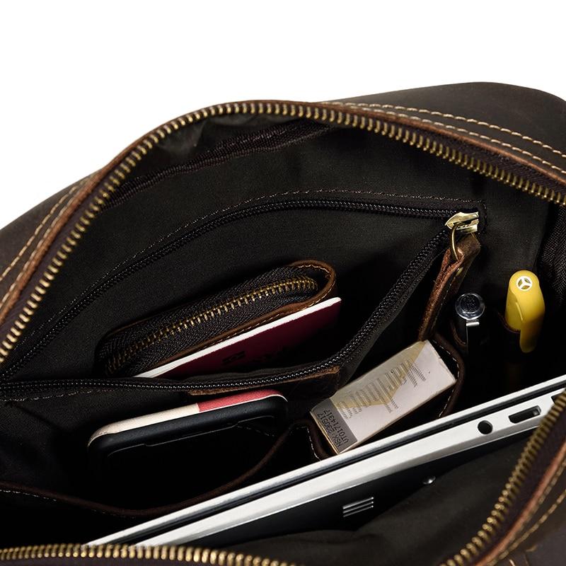 Vintage Leder Rucksack Herren Groß