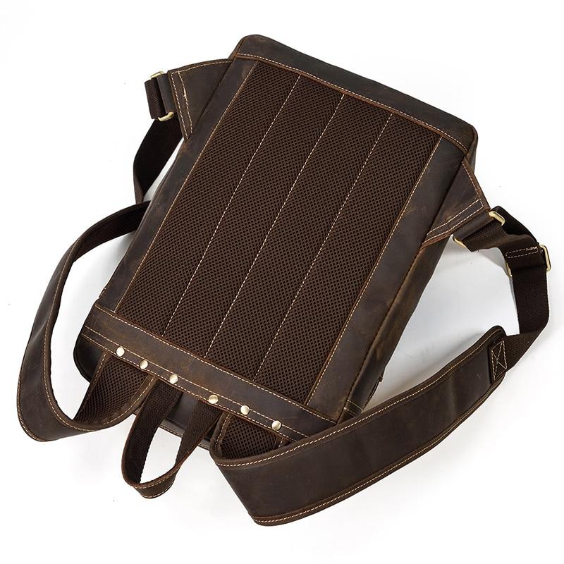 Vintage Leder Rucksack Herren Groß