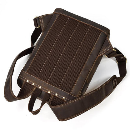 Vintage Leder Rucksack Herren Groß