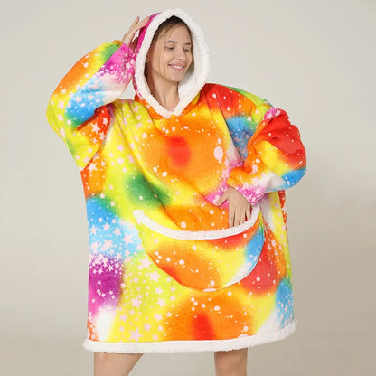 Teddy | Oversized Hoodie-Decke für Erwachsene und Kinder