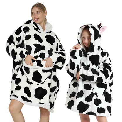 Teddy | Oversized Hoodie-Decke für Erwachsene und Kinder