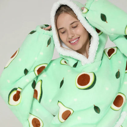 Teddy | Oversized Hoodie-Decke für Erwachsene und Kinder