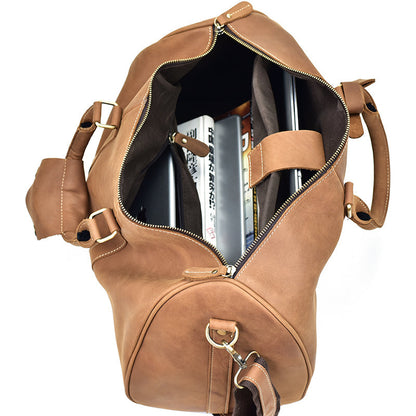 Herren Vintage Crazy Horse Leder Reisetasche