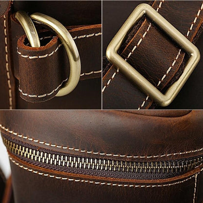 Vintage Leder Rucksack