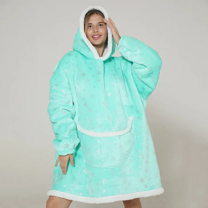 Teddy | Oversized Hoodie-Decke für Erwachsene und Kinder